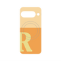 プレミアムパネル with Pixelsnap［ オリジナル - initial two tone - R orange ］