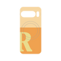 プレミアムパネル with Pixelsnap［ オリジナル - initial two tone - R orange ］