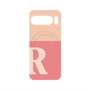 プレミアムパネル with Pixelsnap［ オリジナル - initial two tone - R pink ］