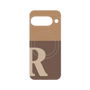 プレミアムパネル with Pixelsnap［ オリジナル - initial two tone - R brown ］