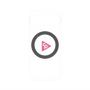 プレミアムパネル with Pixelsnap［ オリジナル - caseplayロゴ - ピンク/C ］
