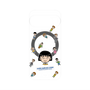 プレミアムパネル with Pixelsnap［ ちびまる子ちゃん - まる子とお友達 - クリア ］