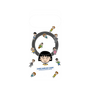 プレミアムパネル with Pixelsnap［ ちびまる子ちゃん - まる子とお友達 - クリア ］