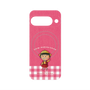 プレミアムパネル with Pixelsnap［ ちびまる子ちゃん - ピンクチェック ］