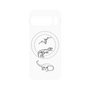 プレミアムパネル with Pixelsnap［ Dinosaurs No.1 - White ］