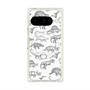 プレミアムパネル with Pixelsnap［ Dinosaurs No.2 - White ］