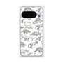 プレミアムパネル with Pixelsnap［ Dinosaurs No.2 - White ］