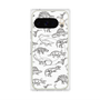 プレミアムパネル with Pixelsnap［ Dinosaurs No.2 - White ］
