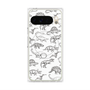 プレミアムパネル with Pixelsnap［ Dinosaurs No.2 - White ］