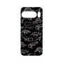 プレミアムパネル with Pixelsnap［ Dinosaurs No.2 - Black ］