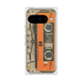 プレミアムパネル with Pixelsnap［ RETORO CASSETTE TAPE - Skeleton Orange ］