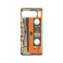 プレミアムパネル with Pixelsnap［ RETORO CASSETTE TAPE - Skeleton Orange ］