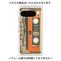 プレミアムパネル with Pixelsnap［ RETORO CASSETTE TAPE - Skeleton Orange ］