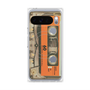 プレミアムパネル with Pixelsnap［ RETORO CASSETTE TAPE - Skeleton Orange ］