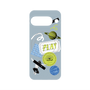 プレミアムパネル with Pixelsnap［ Playful sticker - Dusty Blue ］