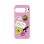 プレミアムパネル with Pixelsnap［ Playful sticker - Dusty Pink ］