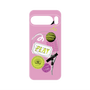 プレミアムパネル with Pixelsnap［ Playful sticker - Dusty Pink ］