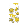 プレミアムパネル with Pixelsnap［ PAINTING SMILE Yellow ］