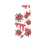 プレミアムパネル with Pixelsnap［ PAINTING SMILE Red ］