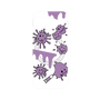 プレミアムパネル with Pixelsnap［ PAINTING SMILE Purple ］