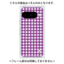 プレミアムパネル with Pixelsnap［ Checkered Purple - ギンガムチェック パープル ］