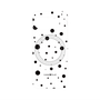 プレミアムパネル with Pixelsnap［ Dippin dots Black - ディッピンドッツ ブラック ］