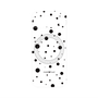プレミアムパネル with Pixelsnap［ Dippin dots Black - ディッピンドッツ ブラック ］
