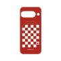 プレミアムパネル with Pixelsnap［ Racing checkered flag Red - レーシングチェッカーフラッグ レッド ］