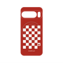 プレミアムパネル with Pixelsnap［ Racing checkered flag Red - レーシングチェッカーフラッグ レッド ］