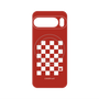 プレミアムパネル with Pixelsnap［ Racing checkered flag Red - レーシングチェッカーフラッグ レッド ］