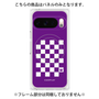 プレミアムパネル with Pixelsnap［ Racing checkered flag Purple - レーシングチェッカーフラッグ パープル ］