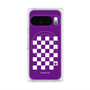 プレミアムパネル with Pixelsnap［ Racing checkered flag Purple - レーシングチェッカーフラッグ パープル ］