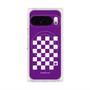 プレミアムパネル with Pixelsnap［ Racing checkered flag Purple - レーシングチェッカーフラッグ パープル ］