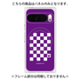 プレミアムパネル with Pixelsnap［ Racing checkered flag Purple - レーシングチェッカーフラッグ パープル ］