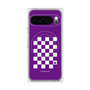 プレミアムパネル with Pixelsnap［ Racing checkered flag Purple - レーシングチェッカーフラッグ パープル ］