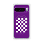 プレミアムパネル with Pixelsnap［ Racing checkered flag Purple - レーシングチェッカーフラッグ パープル ］