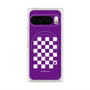 プレミアムパネル with Pixelsnap［ Racing checkered flag Purple - レーシングチェッカーフラッグ パープル ］