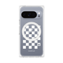 プレミアムパネル with Pixelsnap［ Racing checkered flag White - レーシングチェッカーフラッグ ホワイト ］