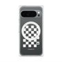 プレミアムパネル with Pixelsnap［ Racing checkered flag White - レーシングチェッカーフラッグ ホワイト ］
