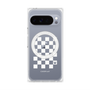 プレミアムパネル with Pixelsnap［ Racing checkered flag White - レーシングチェッカーフラッグ ホワイト ］