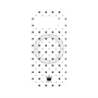 プレミアムパネル with Pixelsnap［ CASEPLAY Crown dots Black - ケースプレイ・クラウン・ドッツ ブラック ］