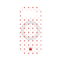 プレミアムパネル with Pixelsnap［ CASEPLAY Crown dots Red - ケースプレイ・クラウン・ドッツ レッド ］
