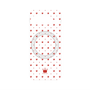 プレミアムパネル with Pixelsnap［ CASEPLAY Crown dots Red - ケースプレイ・クラウン・ドッツ レッド ］
