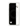 プレミアムパネル with Pixelsnap［ CASEPLAY Bi-Colors Black & White - ケースプレイ・バイカラー ブラック＆ホワイト ］