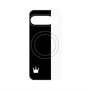 プレミアムパネル with Pixelsnap［ CASEPLAY Bi-Colors Black & White - ケースプレイ・バイカラー ブラック＆ホワイト ］