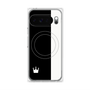 プレミアムパネル with Pixelsnap［ CASEPLAY Bi-Colors Black & White - ケースプレイ・バイカラー ブラック＆ホワイト ］