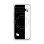 プレミアムパネル with Pixelsnap［ CASEPLAY Bi-Colors Black & White - ケースプレイ・バイカラー ブラック＆ホワイト ］