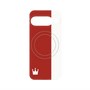 プレミアムパネル with Pixelsnap［ CASEPLAY Bi-Colors Red & White - ケースプレイ・バイカラー レッド＆ホワイト ］