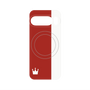 プレミアムパネル with Pixelsnap［ CASEPLAY Bi-Colors Red & White - ケースプレイ・バイカラー レッド＆ホワイト ］