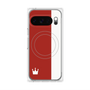 プレミアムパネル with Pixelsnap［ CASEPLAY Bi-Colors Red & White - ケースプレイ・バイカラー レッド＆ホワイト ］